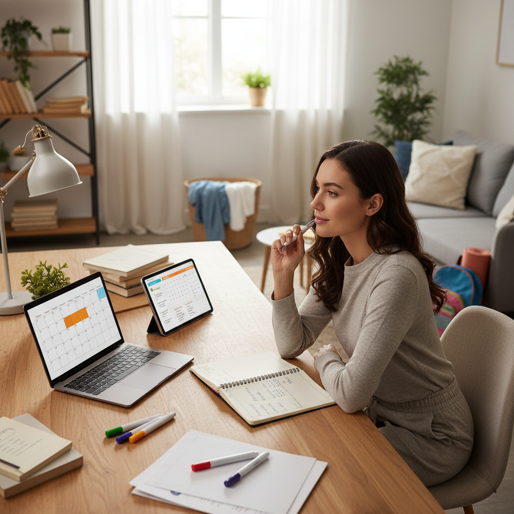 Planowanie tygodnia krok po kroku – jak połączyć pracę, dom i czas dla siebie?
