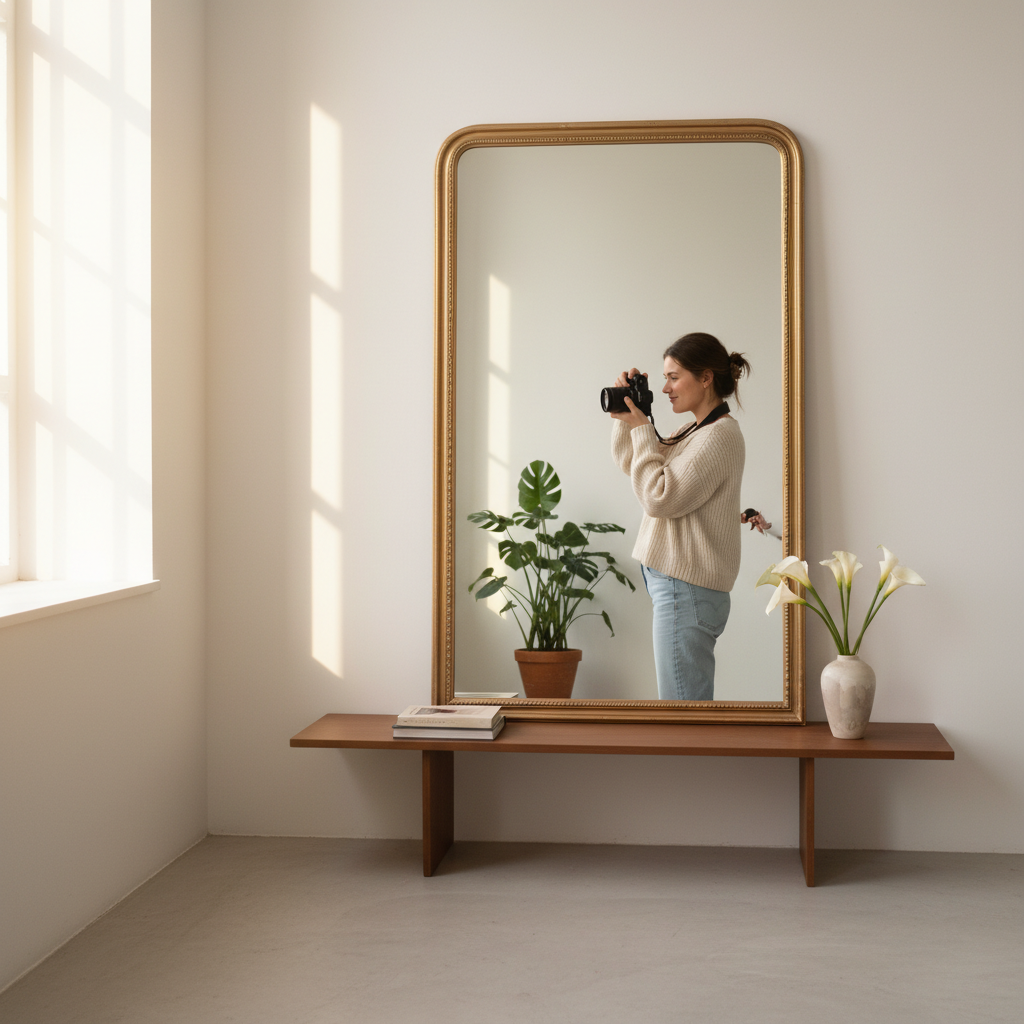 Fotografowanie lustra bez miliona odbić i bałaganu w tle – czy to możliwe?