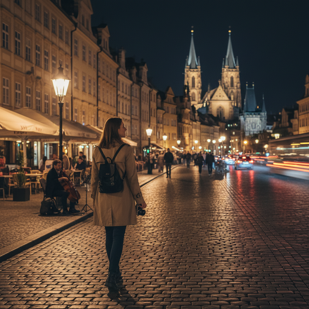 Samotne zwiedzanie miast nocą – jak cieszyć się nocnym życiem w pojedynkę