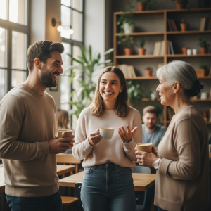 Sztuka small talku – jak rozmawiać z nieznajomymi bez stresu