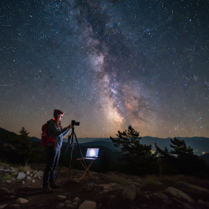 Astrofotografia dla początkujących – jak zacząć fotografować nocne niebo