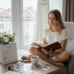 Ślubny pamiętnik: miesiąc do ceremonii, dzień po dniu